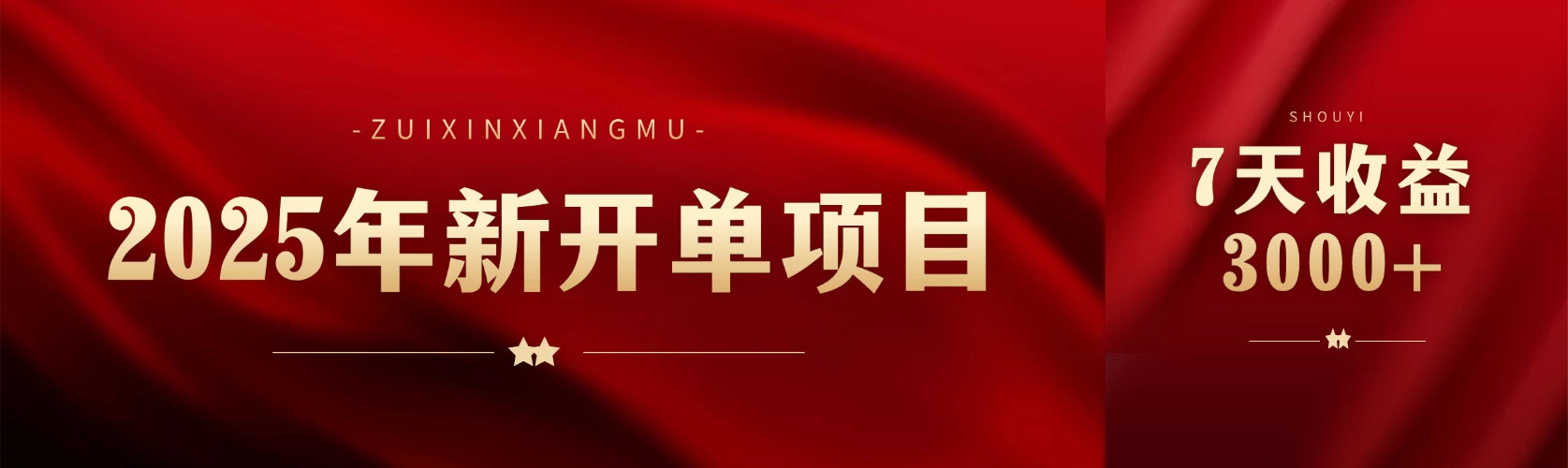 2025年新开单项目，头条赚钱新姿势，7天收益3000+-资源项目网