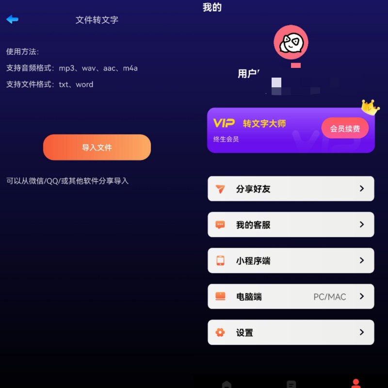 转文字大师 1.9.1 解锁终生VIP会员-资源项目网