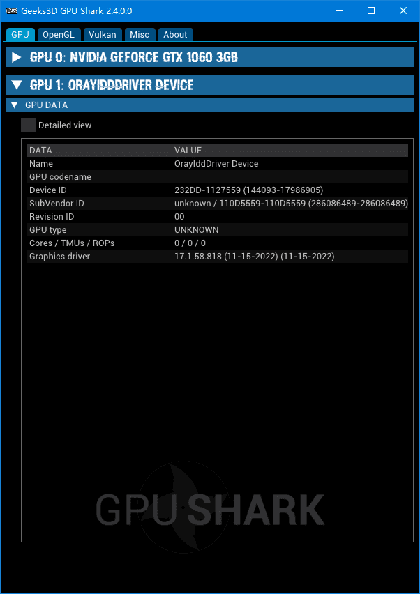 GPU Shark 显卡GPU监视工具 v2.7.0.0 绿色版-资源项目网