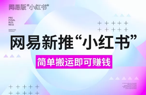 网易“小红书”版，搬运即有收益，新手小白千万别错过(附详细教程)-资源项目网