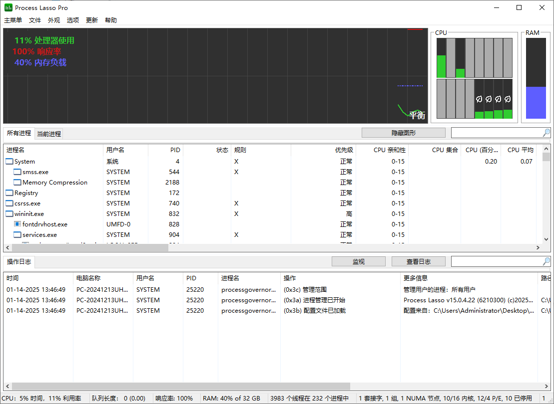 Process Lasso 进程优化工具Pro v15.0.5.1 多语言便携版-资源项目网