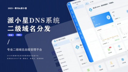 派小星DNS二级域名分发系统-资源项目网