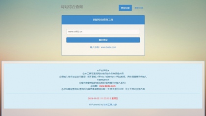 网站站长综合seo查询工具网站源码-资源项目网